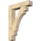 Ekena Millwork Merced Block Rough Sawn Bracket w/ Offset Brace, Douglas Fir, 8"W x 36"D x 48"H BKT0806X36X48MRC05RDF - alternate 1
